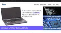 Desktop Screenshot of lenovobursaservisi.com